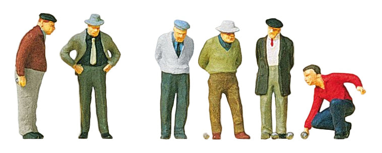 Boules Players (6) Exclusive Figure Set