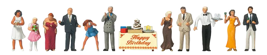 PR10554 Birthday Party Scene (11) Exclusive Figure Set