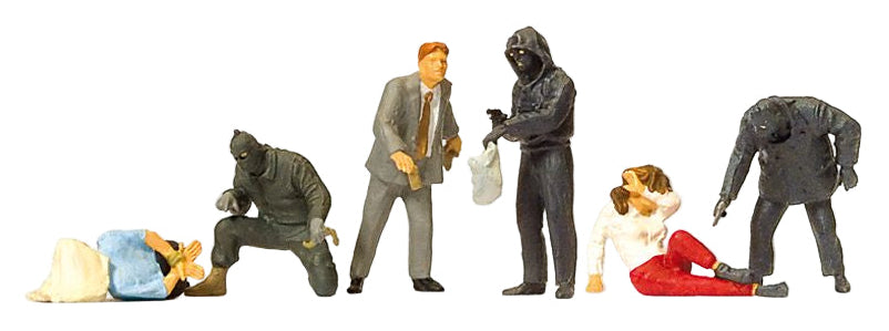 Armed Robbery Scene (6) Exclusive Figure Set