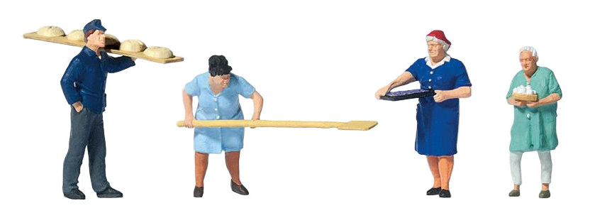 At the Bakery (4) Exclusive Figure Set