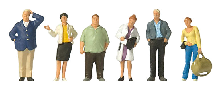 Waiting Train Travellers (6) Exclusive Figure Set