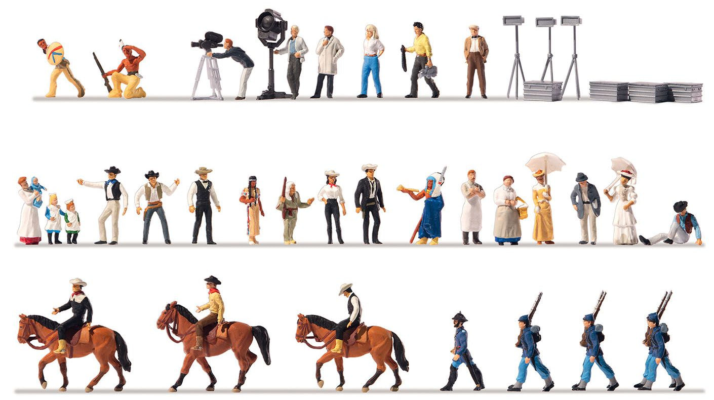 PR13275 Wild West Movie Set (35) Figure Set