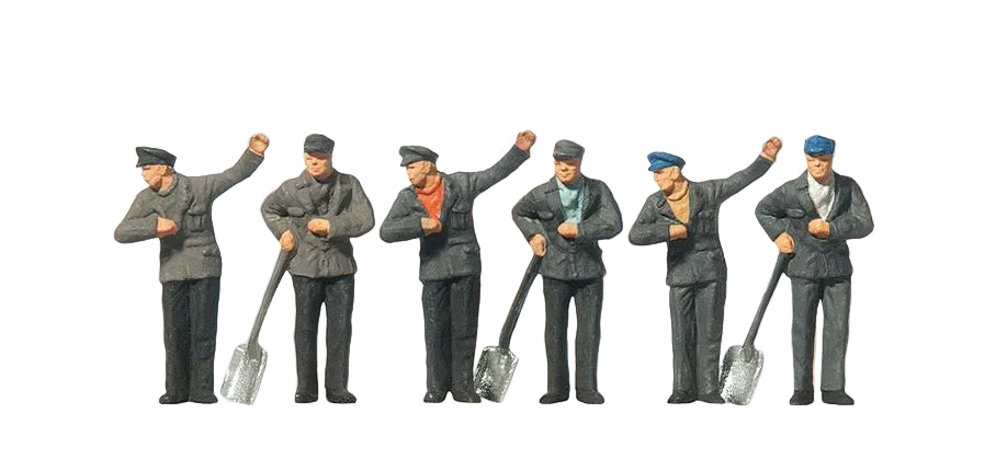 PR14014 Steam Locomotive Crews (6) Standard Figure Set