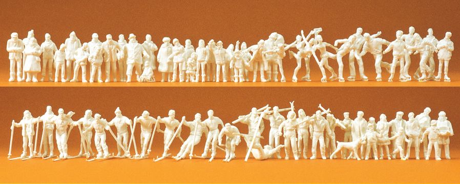 16347 In the Winter (65) Unpainted Figures