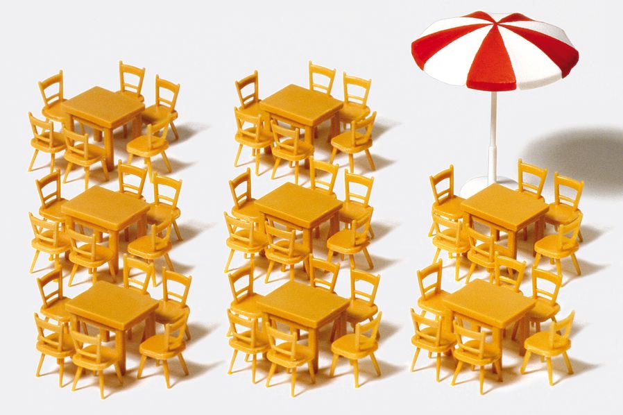 17201 Tables (8) Chairs (48) Sunshade Kit