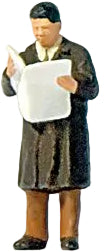 PR28016 Man Reading the Newspaper Figure