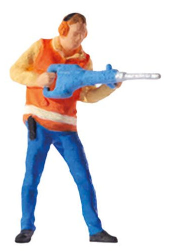 PR28292 Man with Hammer Drill Figure