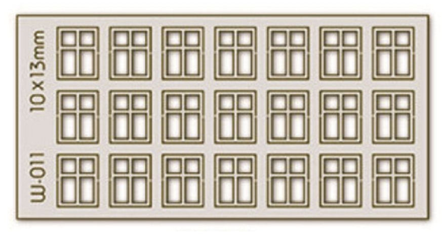 21 X10X13mm 4 Pane Windows H0/00
