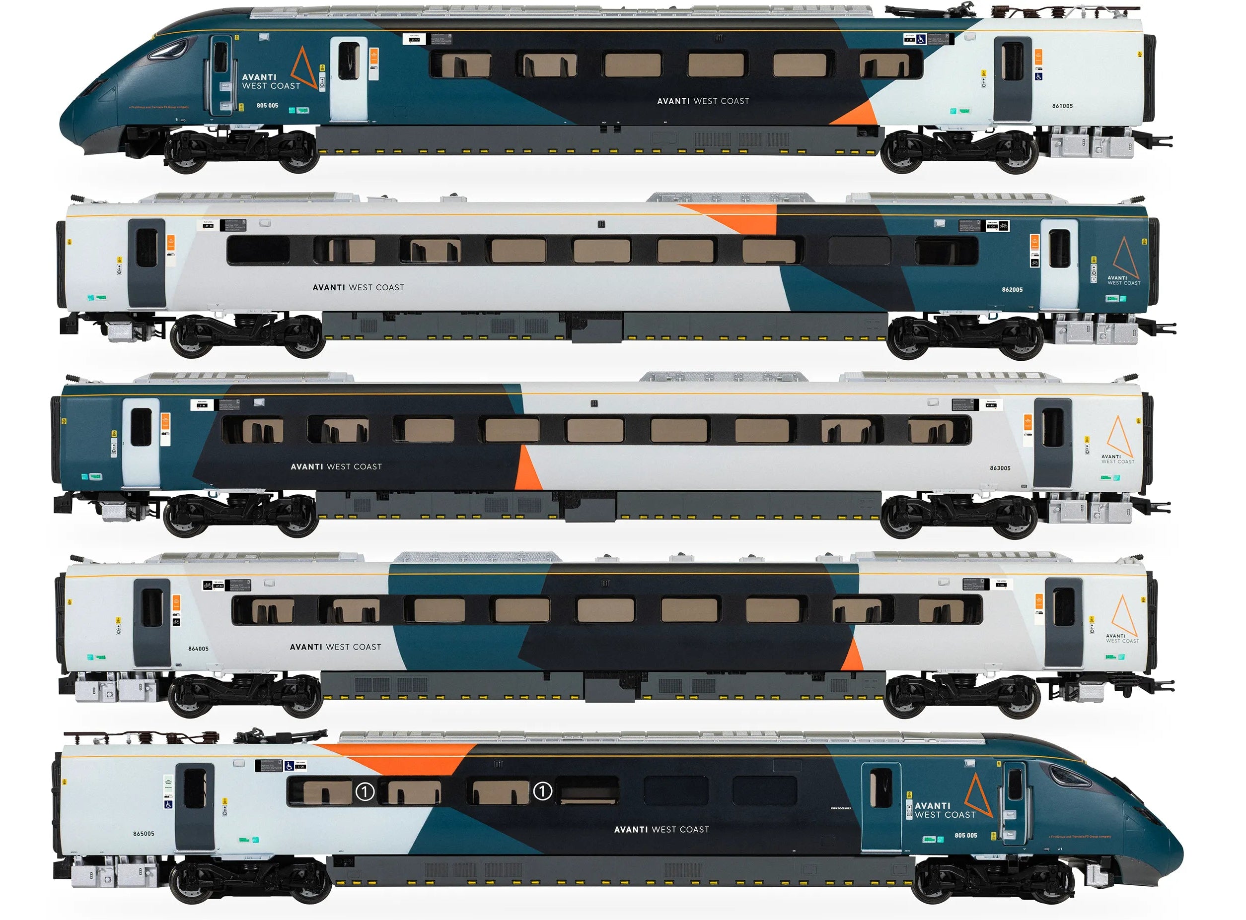 Hornby R30443 Avanti West Coast Class 805 'Evero' - 5 – Rails