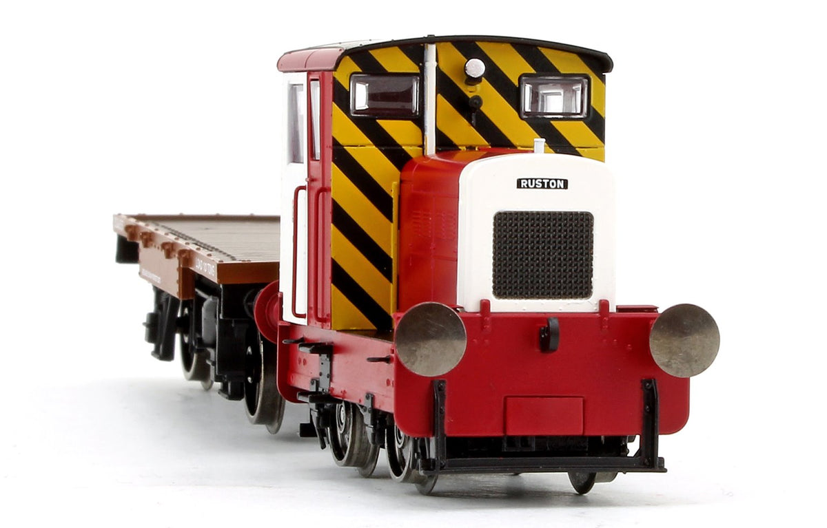 Pre-Owned John Dewar & Sons Ruston & Hornsby R&H 48DS 0-4-0 Diesel Locomotive No. 458957 with Flatbed Wagon
