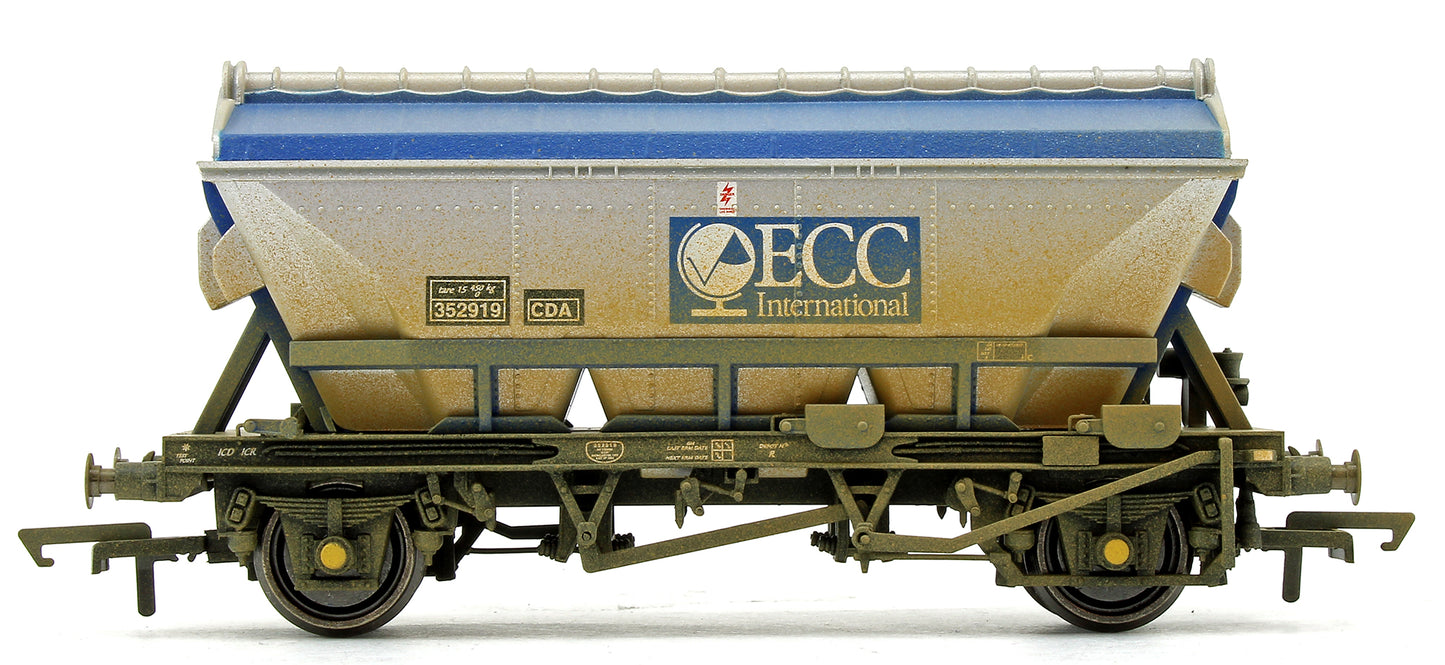 R6964 Set of Three ECC CDA Hopper Wagons - Weathered