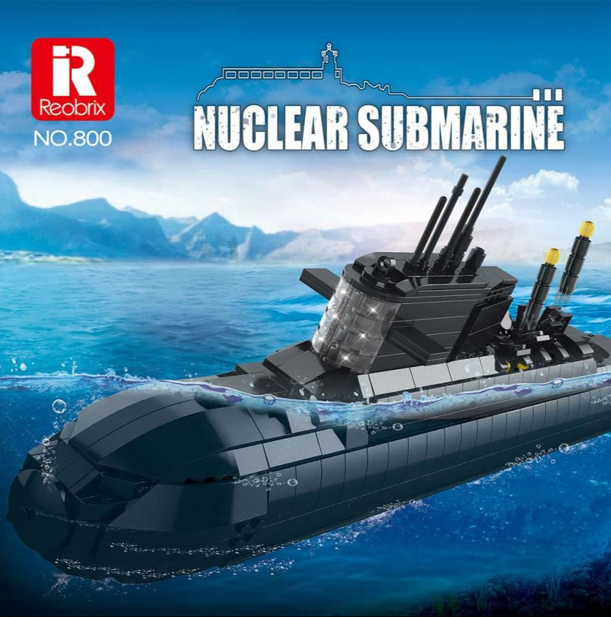Nuclear Submarine 1498pc Construction Set