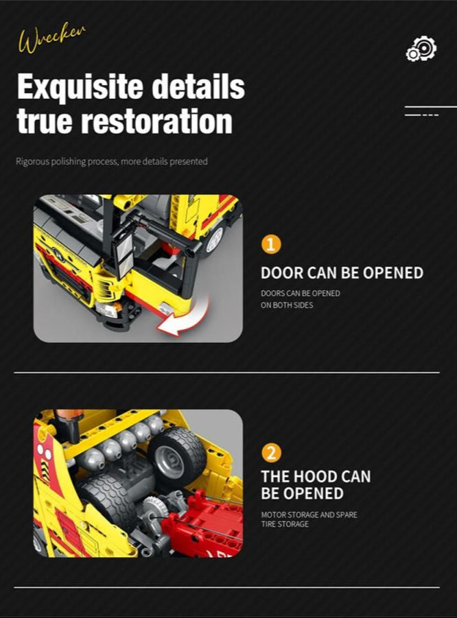 RC Rescue Truck 1910pc Construction Set