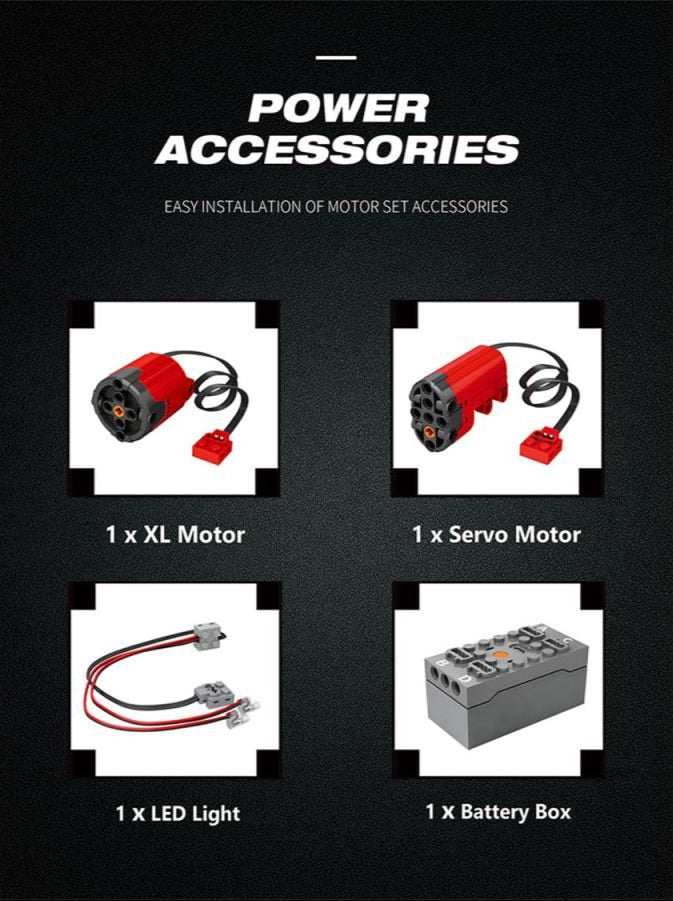 RC Dumpster Container Truck 1918pc Construction Set