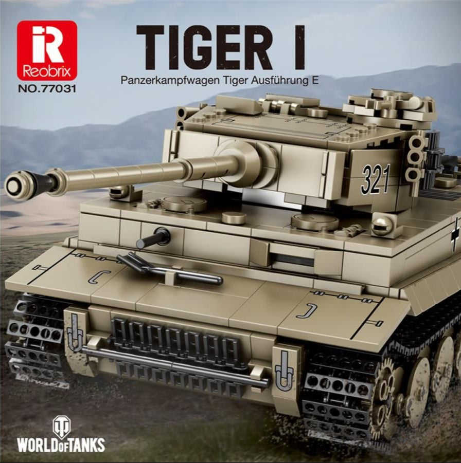 World of Tanks Tiger I 1138pc Construction Set