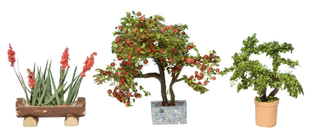 N14020 HO Ornamental Plants in Tubs (3)