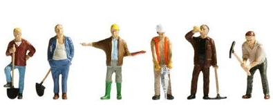 N16052 At Work (29) Mega Economy Figure Set