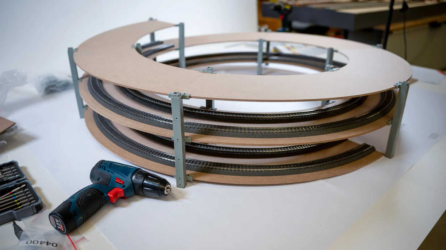 N53041 Easy TRACK Basic Helix R360/437.5mm Single/Double Track