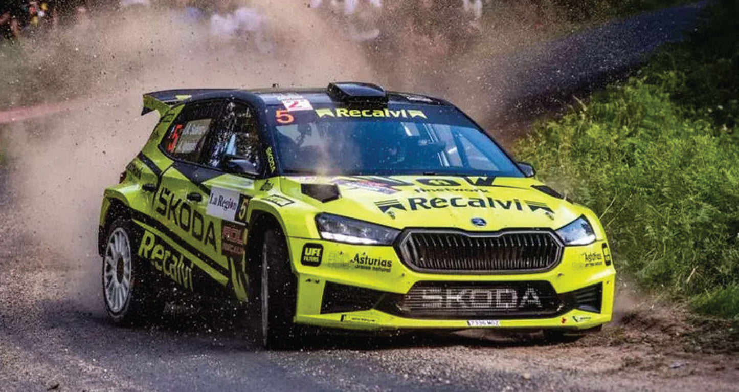 Skoda Fabia WRC2 Cohete Suarez Mud Effect