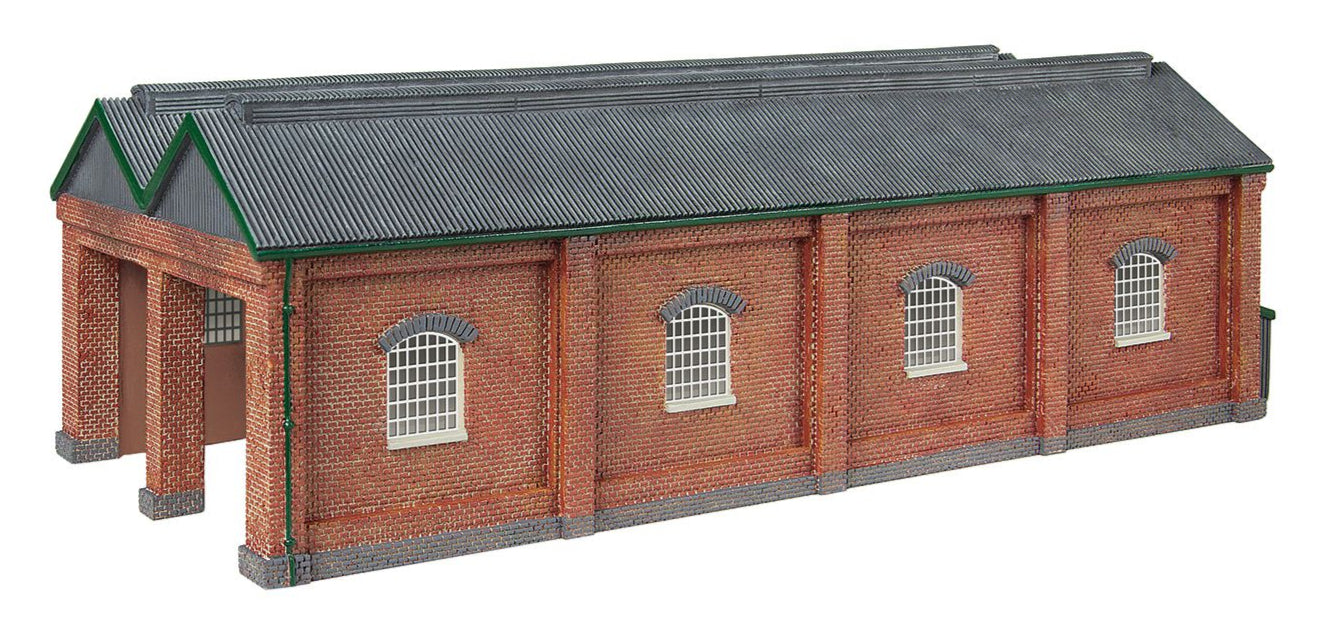 Double Engine Shed - Red Brick Collection