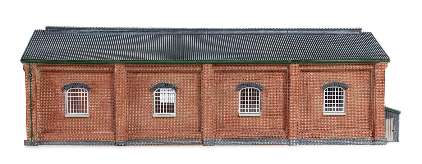 TT9019 Double Engine Shed - Red Brick Collection