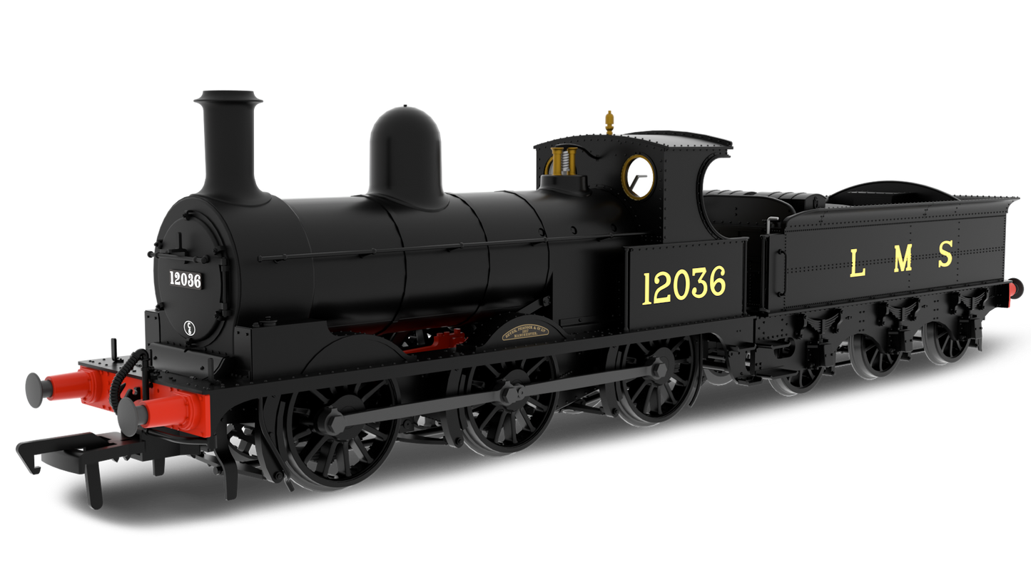 Class 25 'Ironclad' 0-6-0 No.12036 Lancashire & Yorkshire LMS Livery (Cabside Number) Steam Locomotive - DCC Sound