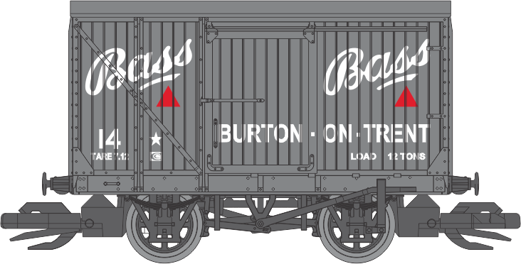 LMS/BR 9ft WB Van - Bass