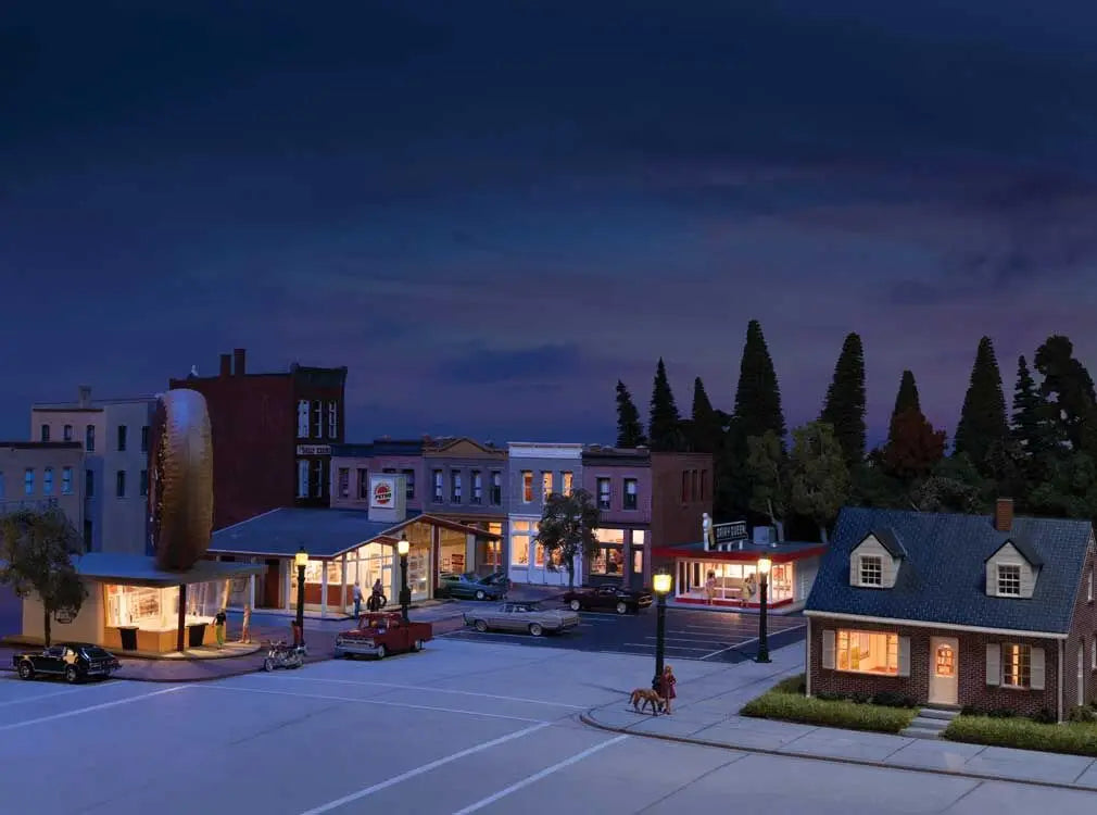 Spaces Vintage Gas Station Interior Model Kit