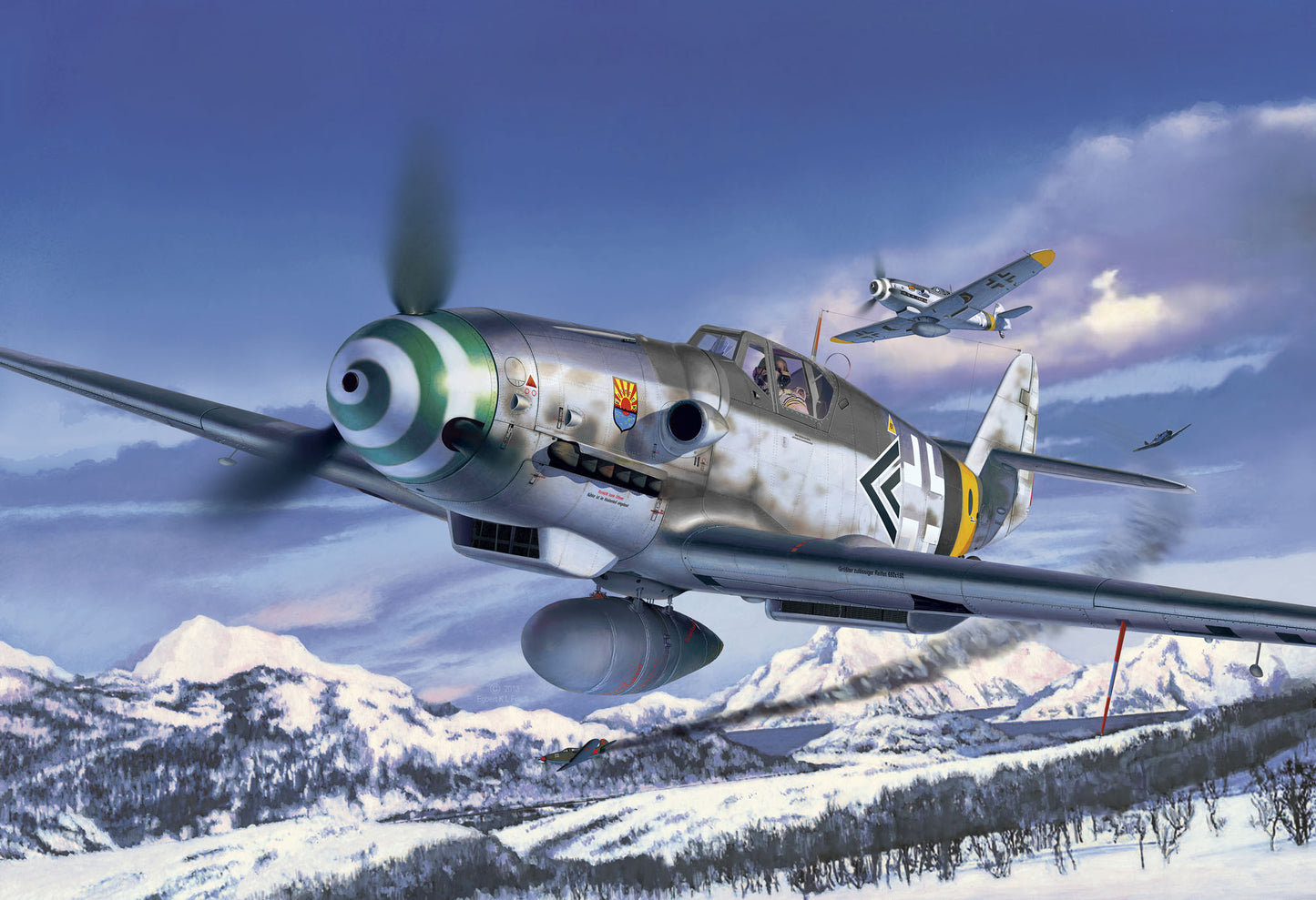Messerschmitt Bf109G-6 easy-click-system Model Kit