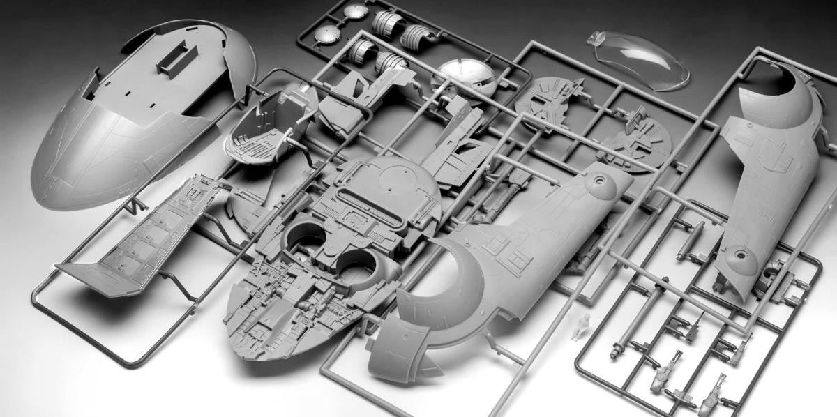Star Wars The Mandalorian Boba Fett's Starship(1:88 Scale) Model Kit