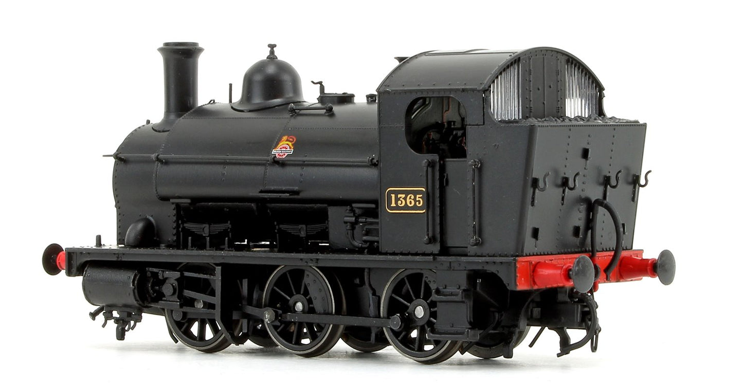 GWR 1361 Class 0-6-0 Tank Locomotive No.1365 in BR Black Early Lion & Wheel Insignia