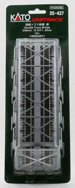 Unitrack (WS248T) Dual Straight Truss Girder Silver Blue