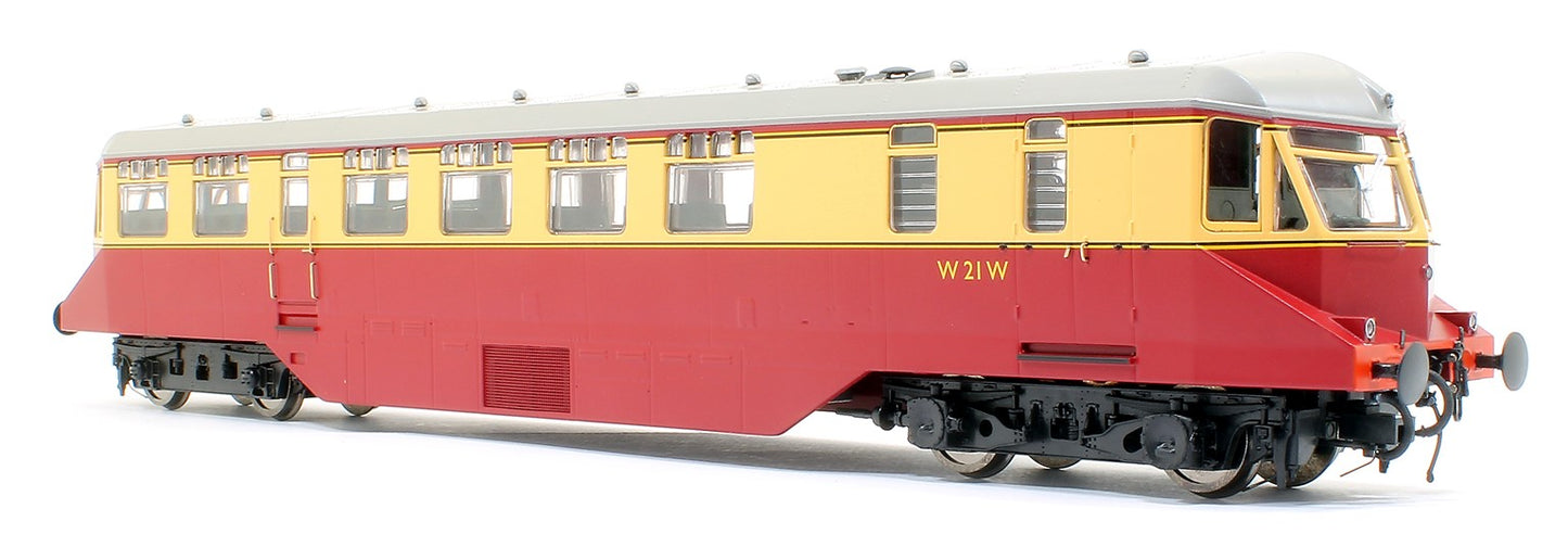 GWR AEC Railcar W21W GWR BR Crimson/Cream (Light Grey Cab Roof) Diesel Locomotive