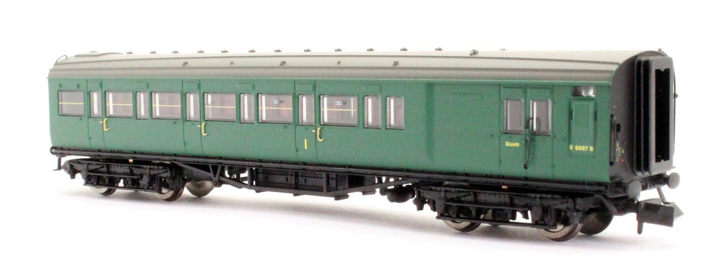 Pre-Owned Maunsell Coach BR Brake Composite SR Green 6567