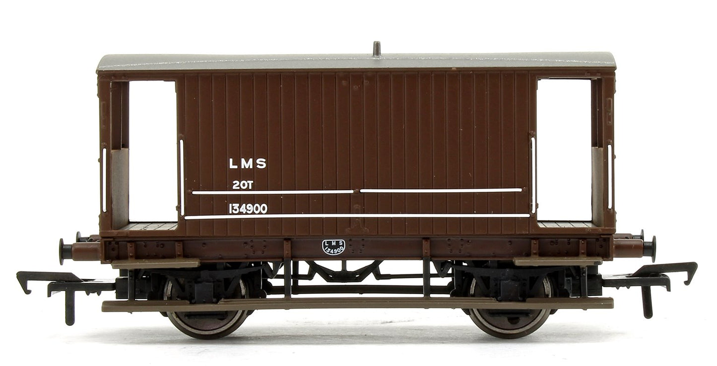 Midland 20T Brake Van LMS Bauxite (without Duckets) No.134900