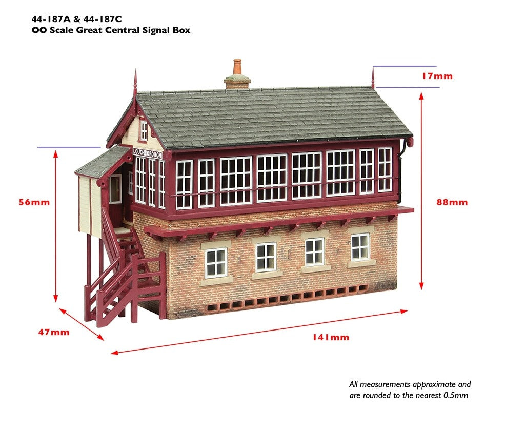 Pre-Owned Great Central Signal Box Maroon & Cream