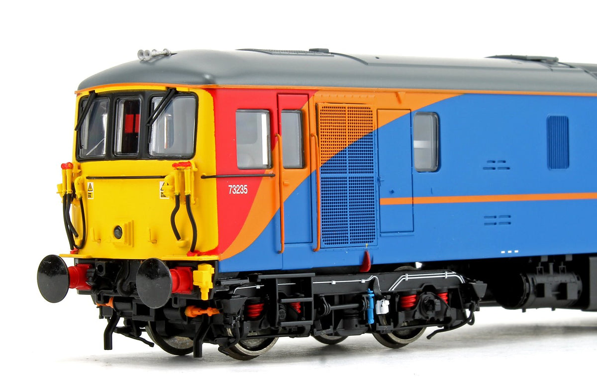 Pre-Owned Class 73 235 South West Trains (Blue/Orange/Red Livery) Electro Diesel Locomotive - DCC Sound Fitted