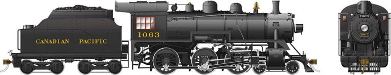 HO D10k 4-6-0: CPR #1063 - DCC Sound