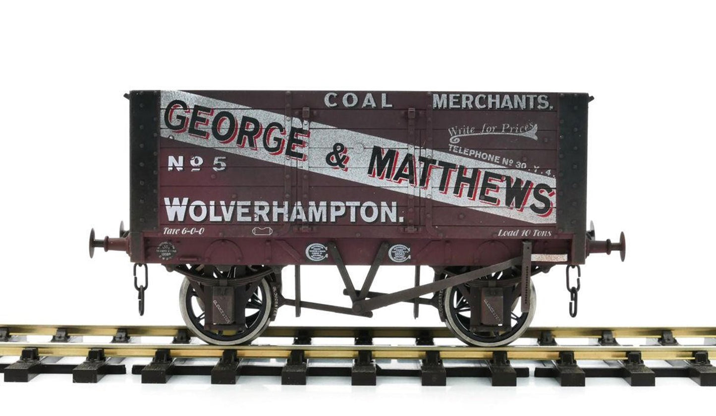 7 Plank Wagon 9' Wheelbase Geoge & Matthews 5 - Weathered