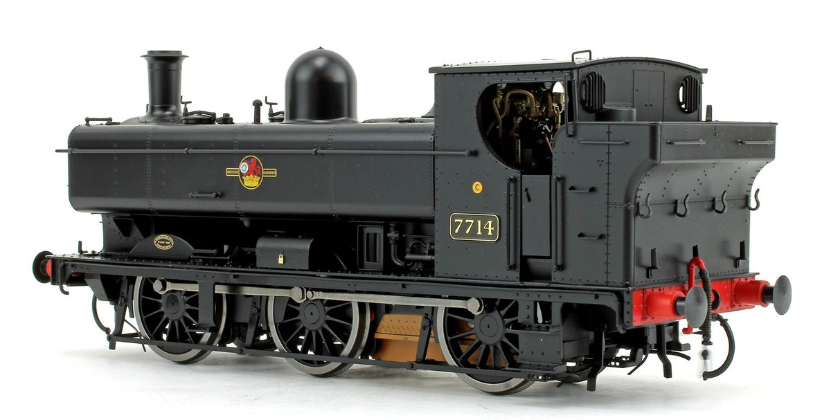 Pre-Owned Class 57xx Pannier 7714 BR Black Late Crest - Steam Tank Locomotive