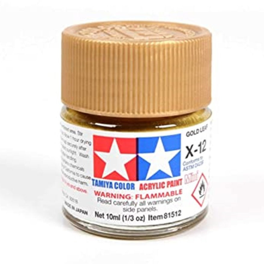TAMIYA ACRYLIC MINI X-12 GOLD LEAF