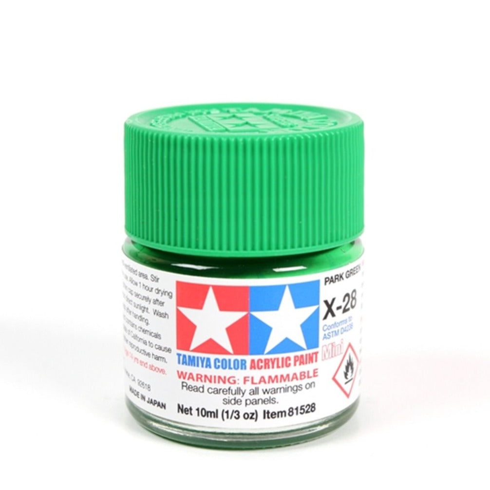 TAMIYA ACRYLIC MINI X-28 PARK GREEN