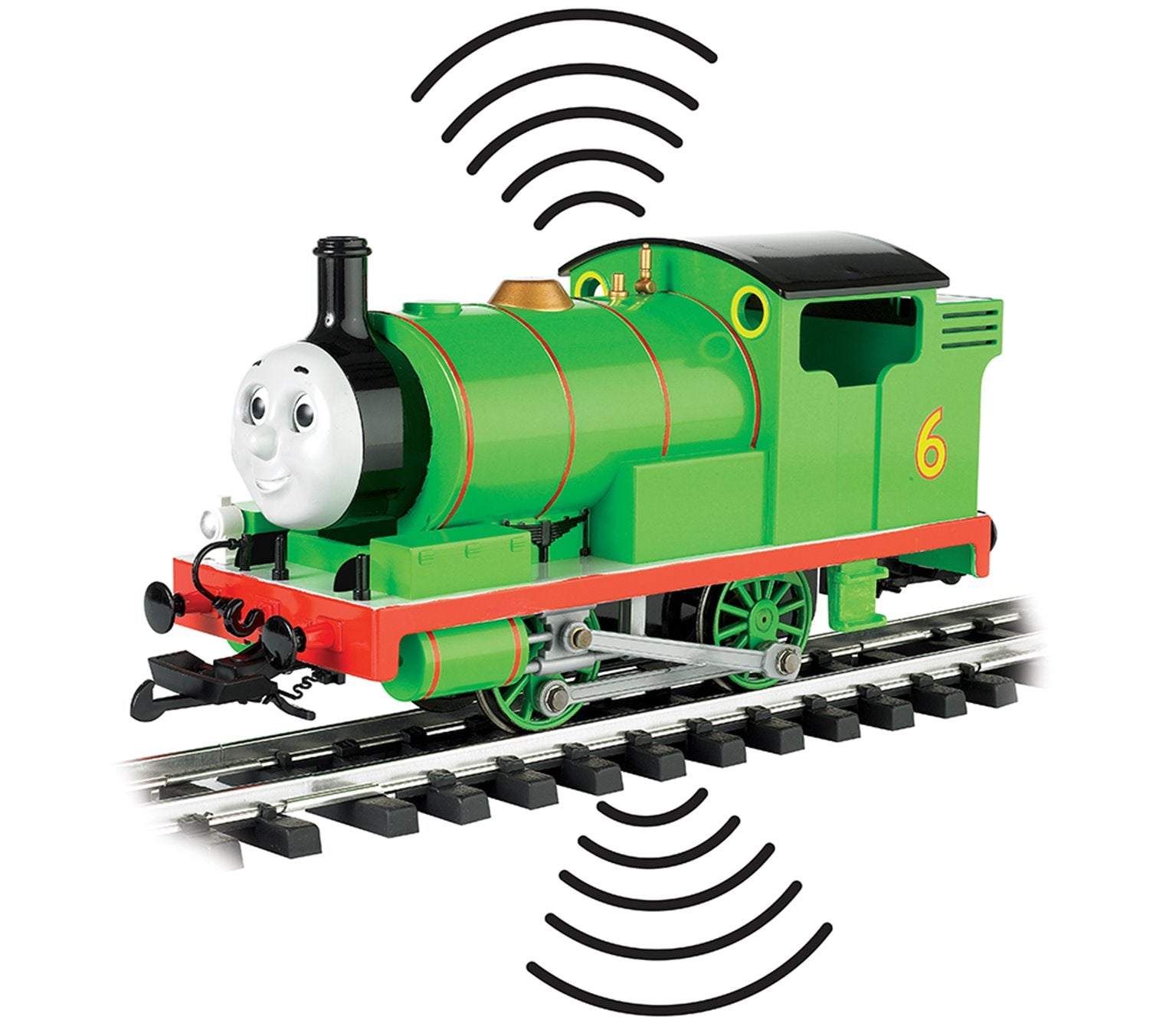 Thomas Friends Large Scale Percy The Small Engine With Moving Eyes Rails of Sheffield