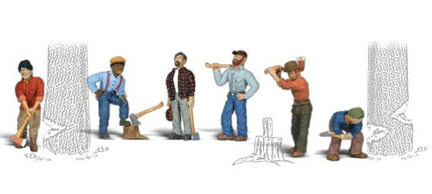 Scenic Accents - Lumberjacks - HO Scale