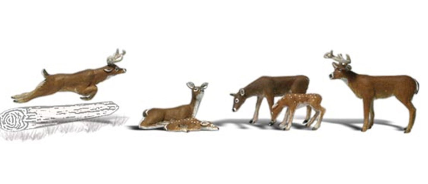 Scenic Accents - Deers - HO Scale