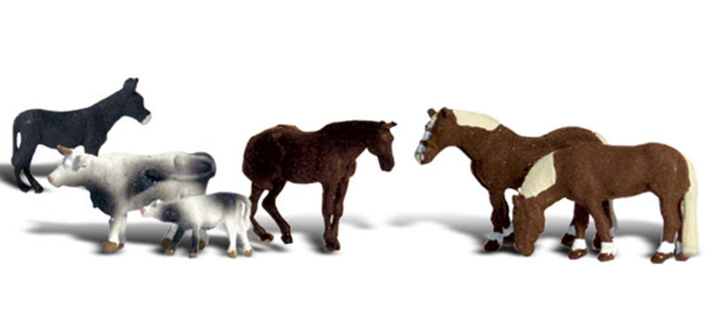 Scenic Accents - Farm Animals - HO Scale