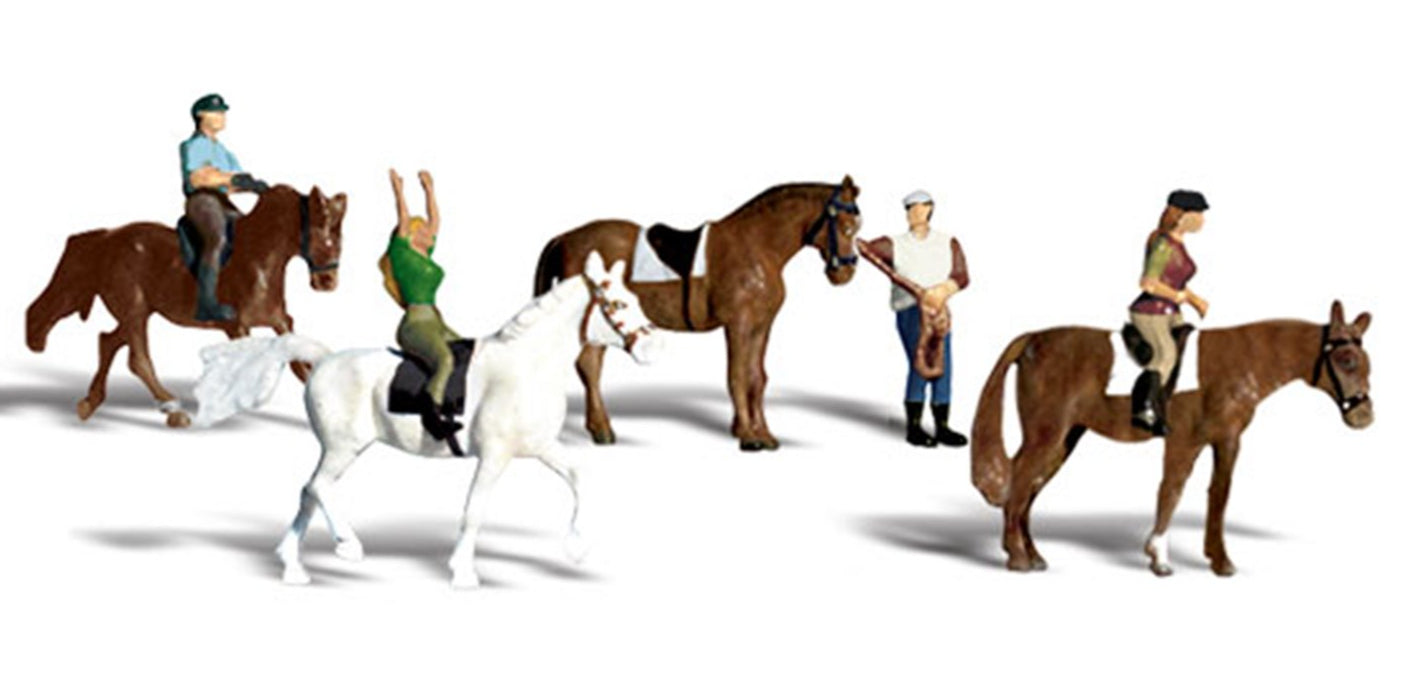 Scenic Accents - Horseback Riders - HO Scale
