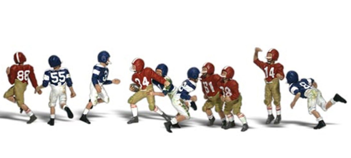 Scenic Accents - Youth Football Players - HO Scale