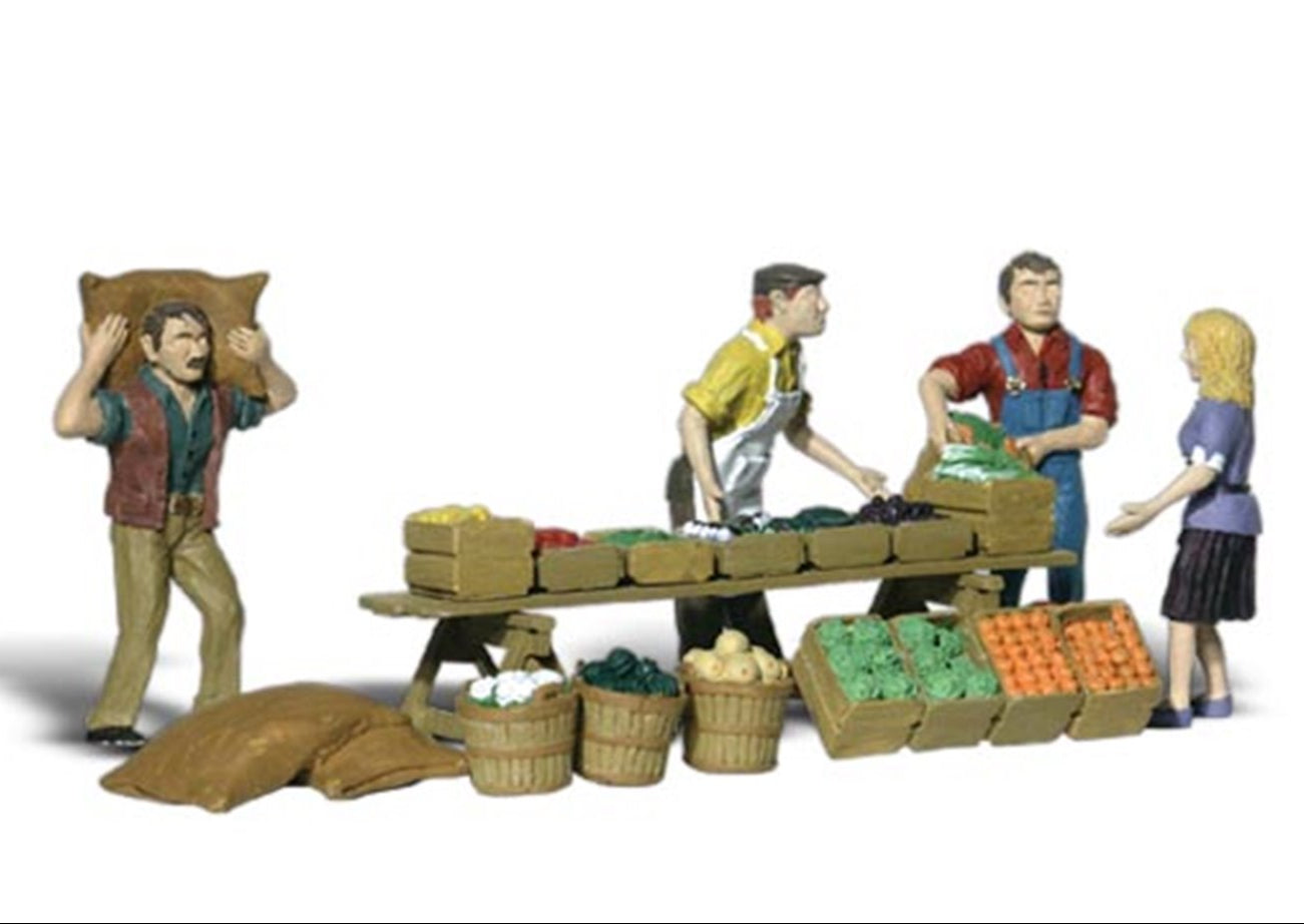 Scenic Accents - Farmers Market - HO Scale