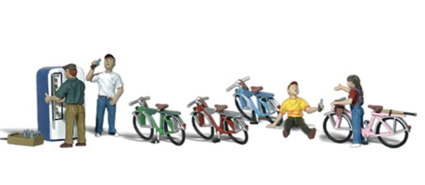 Scenic Accents - Bicycle Buddies - HO Scale